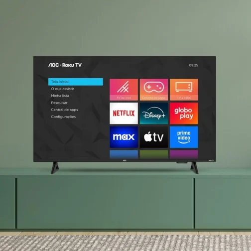Smart TV LCD LED 32" AOC 32S5155/78G - Wi-Fi, HD, Quad Core, Dolby Áudio, 60 Hz - Imagem 9