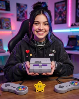 Console Retro Mini Super Nintendo 2 Controles