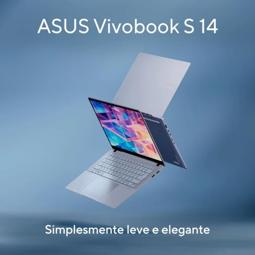 Notebook ASUS Vivobook S 14, Core Ultra 7, 32 GB, 1.0 TB SSD, W11 Home, Tela 14.0'' OLED, Mist Blue - S5406SA-PP097W - Imagem 8