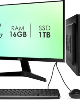 Computador Completo Intel Core i7 16GB SSD 1TB Monitor 17″ 4 Núcleos Super Turbo Pc Hdmi Teclado e Mouse Strong Tech