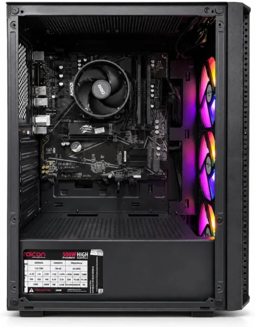 Pc Gamer Ryzen 5 5600gt 16Gb Ram Nvme 500gb Monitor 21,5 100Hz Teclado e Mouse Gamer - Imagem 3