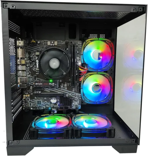 PC GAMER RYZEN 5 8500G, 16GB DDR5 5200MHZ, SSD M.2 NVME 1TB, RADEON 740M, FONTE 500W 80 PLUS - Imagem 2