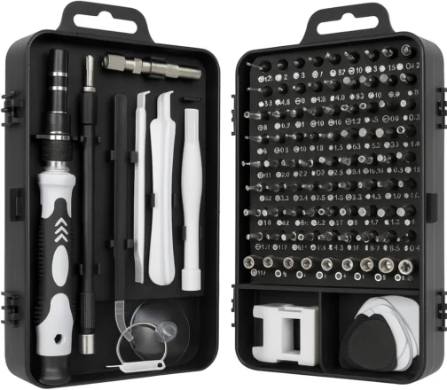 Kit de Ferramentas de Precisão 115 em 1 – Estojo Profissional Kit Reparo para Celular, Notebook, PC, Relógios e Eletrônicos | Storeasy - Imagem 2