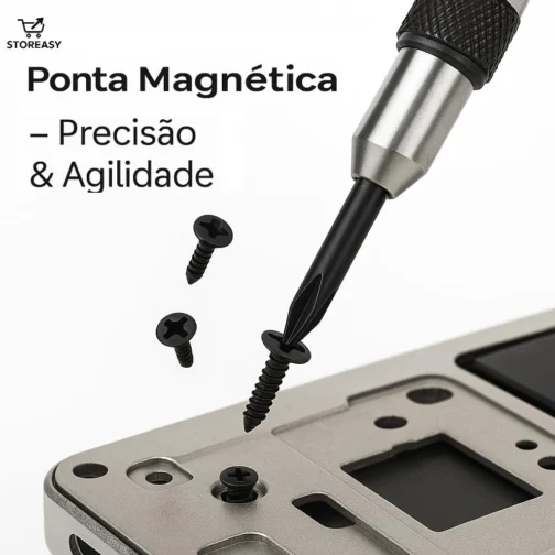 Kit de Ferramentas de Precisão 115 em 1 – Estojo Profissional Kit Reparo para Celular, Notebook, PC, Relógios e Eletrônicos | Storeasy - Imagem 3