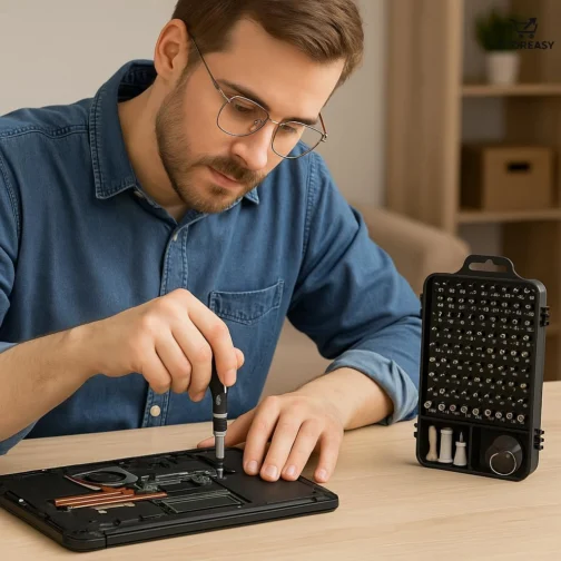 Kit de Ferramentas de Precisão 115 em 1 – Estojo Profissional Kit Reparo para Celular, Notebook, PC, Relógios e Eletrônicos | Storeasy - Imagem 4