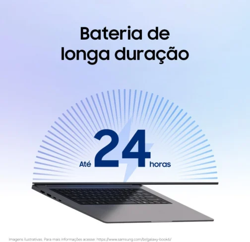 Notebook Samsung Galaxy Book6 16" Copilot+ PC, Windows 11 Home, Ultra 5, 16GB, 512GB SSD, 1.74 kg - Imagem 5