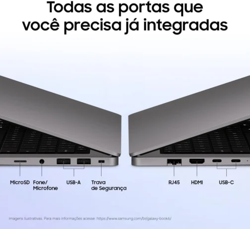 Notebook Samsung Galaxy Book6 16" Copilot+ PC, Windows 11 Home, Ultra 5, 16GB, 512GB SSD, 1.74 kg - Imagem 9