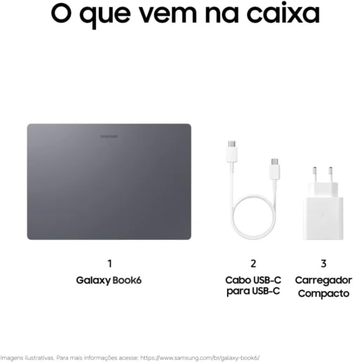 Notebook Samsung Galaxy Book6 16" Copilot+ PC, Windows 11 Home, Ultra 5, 16GB, 512GB SSD, 1.74 kg - Imagem 10