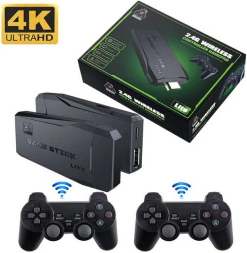 INSYOO Video Game Stick Lite Retro 2 Controles Sem Fio 10mil Jogos for Adult and Children - Imagem 5
