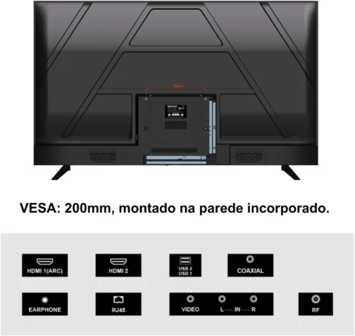 Smart Tv 40'' Full Hd Weyon 40wdsnbx Wi-fi Android 14 - Imagem 9