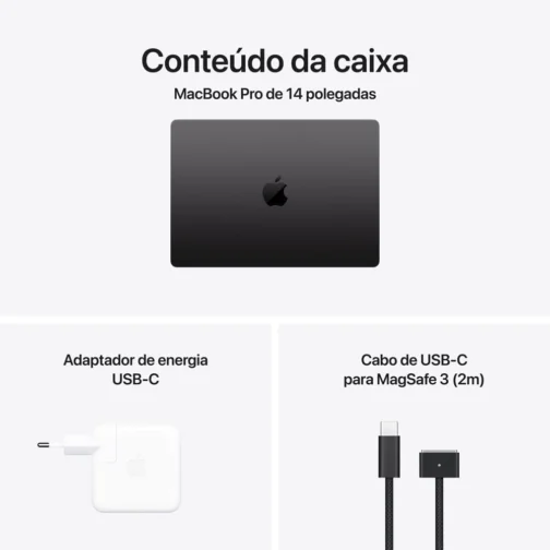 Apple 2025 MacBook Pro (de 14 polegadas, Chip M5 da Apple com CPU de 10 núcleos e GPU de 10 núcleos., 32GB Memória unificada, 1 TB) - Preto-espacial - Imagem 7