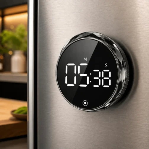 Temporizador Digital para Cozinha com Ímã Magnético, Cronômetro Moderno de Fácil Uso, Ideal para Receitas, Estudos, Treinos e Controle de Tempo – Qualidade Premium LNMAX® - Imagem 2