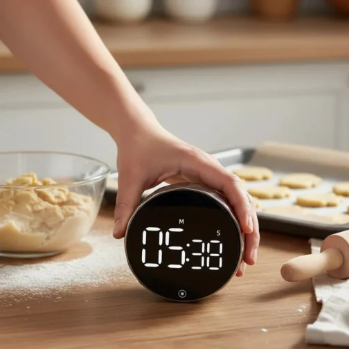 Temporizador Digital para Cozinha com Ímã Magnético, Cronômetro Moderno de Fácil Uso, Ideal para Receitas, Estudos, Treinos e Controle de Tempo – Qualidade Premium LNMAX® - Imagem 8
