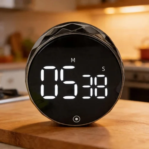 Temporizador Digital para Cozinha com Ímã Magnético, Cronômetro Moderno de Fácil Uso, Ideal para Receitas, Estudos, Treinos e Controle de Tempo – Qualidade Premium LNMAX® - Imagem 9
