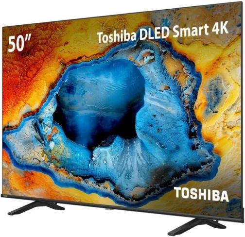 Smart TV DLED 50" 4K Toshiba 50C350NS VIDAA 3 HDMI 2 USB Wi-Fi - TB029M - Imagem 3