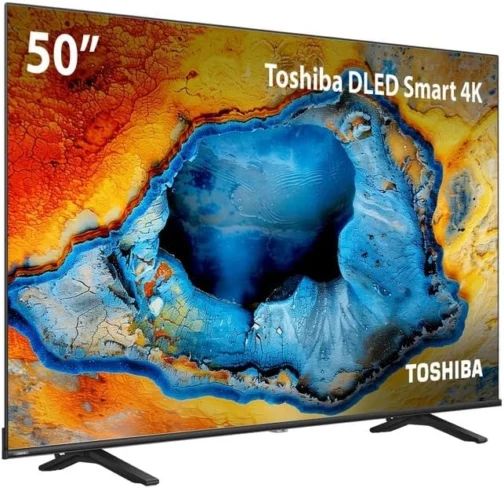 Smart TV DLED 50" 4K Toshiba 50C350NS VIDAA 3 HDMI 2 USB Wi-Fi - TB029M - Imagem 4