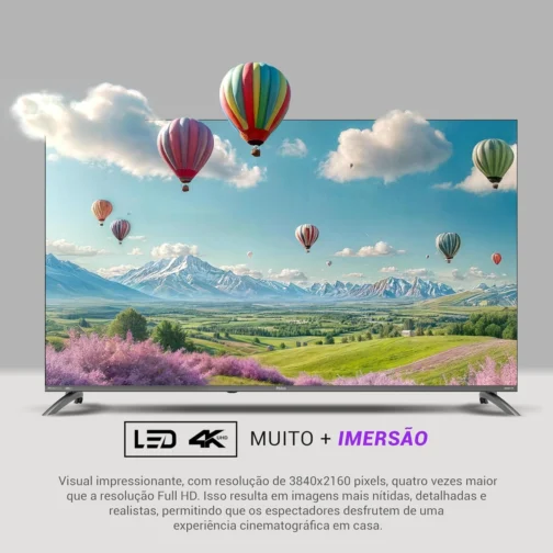 Smart TV 55" Philco 4K UHD LED Roku TV Dolby Audio P55CRA - Imagem 10
