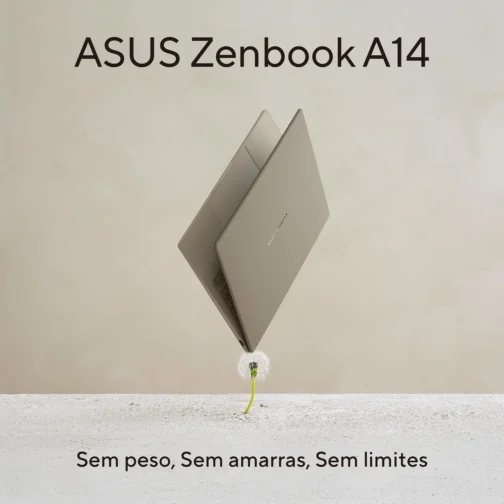 Notebook ASUS Zenbook A14 OLED SNAPDRAGON, 32 GB RAM, 1.0 TB SSD, W 11 Home, Tela 14", Zabriskie Beige - UX3407QA-QD391W - Imagem 8