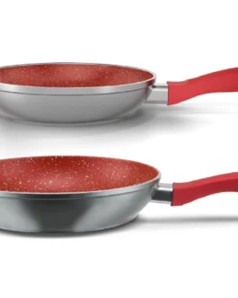 Conjunto de Panelas Philco Antiaderente com revestimento Redstone PKT419 2 Peças