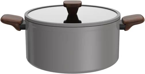 Conjunto de Panelas Brinox Ceramic Life Nox 5 Peças Cinza - Imagem 7