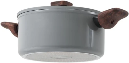 Conjunto de Panelas Brinox Ceramic Life Nox 5 Peças Cinza - Imagem 8