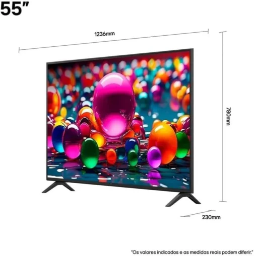TV LG 55" LED 4K UHD Smart Pro 55AU801C0SA - Imagem 7