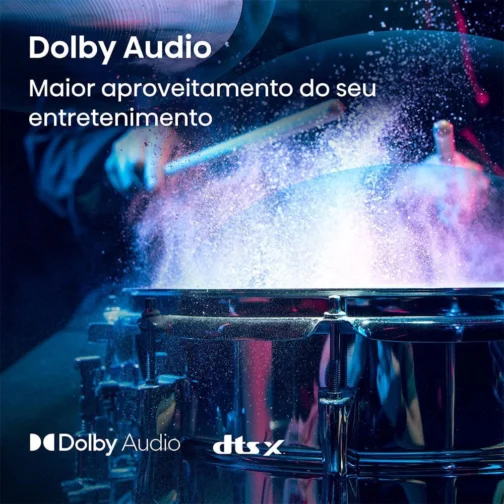 Hisense Smart TV FHD 50" polegadas 50A4NV com Processador AI, HDR10, DTS Virtual X, MiraCast, DLNA, Compatibilidade Alexa, Google Home - Imagem 6