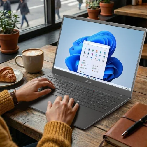 Notebook Multi Ultra 15.6" Full HD Intel Pentium Gold 6500Y 8GB RAM 128GB eMMC Windows 11 Home Copilot Câmera 2MP - UB366 - Imagem 5