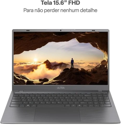 Notebook Multi Ultra 15.6" Full HD Intel Pentium Gold 6500Y 8GB RAM 128GB eMMC Windows 11 Home Copilot Câmera 2MP - UB366 - Imagem 8