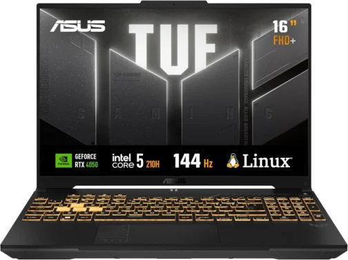 Notebook ASUS TUF Gaming F16, Intel Core 5, RTX4050, 16 GB, 512 GB, KeepOS/Linux, Tela 16" LCD LED, Mecha Gray - 5FX607VU-RL385 - Imagem 2