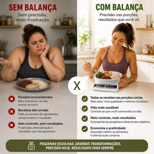 Balança de Cozinha Digital 10kg Precisão 1g Função Tara, Display LCD, Múltiplas Unidades, Plataforma Antiderrapante, Design Compacto para Alimentos, Dieta, Confeitaria e Receitas Premium - Imagem 5