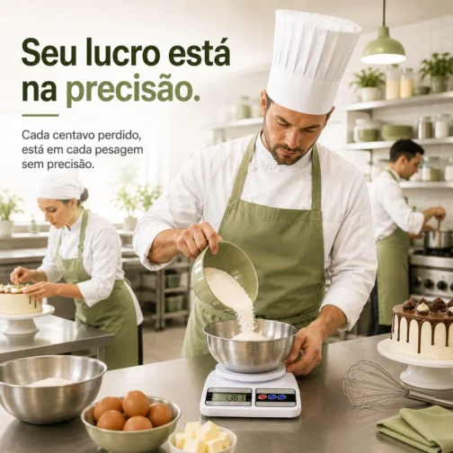 Balança de Cozinha Digital 10kg Precisão 1g Função Tara, Display LCD, Múltiplas Unidades, Plataforma Antiderrapante, Design Compacto para Alimentos, Dieta, Confeitaria e Receitas Premium - Imagem 6