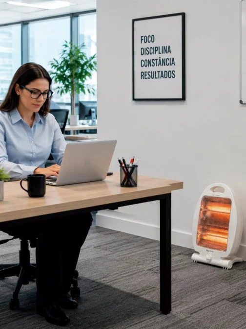 Aquecedor Elétrico Doméstico Quartzo AGT-QTZ01 400/800w Agrantt C/Alça Para Quarto Sala Escritório (220, Volts) - Imagem 9