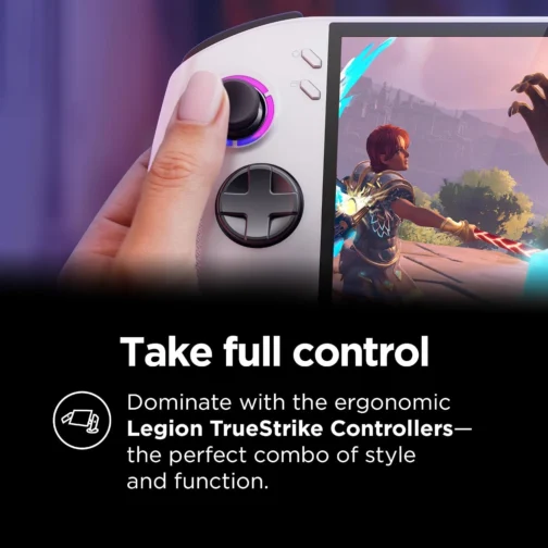 Lenovo Legion Go S - 2025 - Console de jogos móveis - gráficos AMD Radeon - Tela IPS PureSight de 20.3 cm - 120Hz - AMD Ryzen™ Z2 Go - 16 GB de memória - Armazenamento de 512 GB - Glacier White - Imagem 5