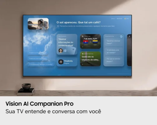 Samsung Vision AI TV 55" Neo QLED 4K QN70H 26/2027, Mini LED - Imagem 4