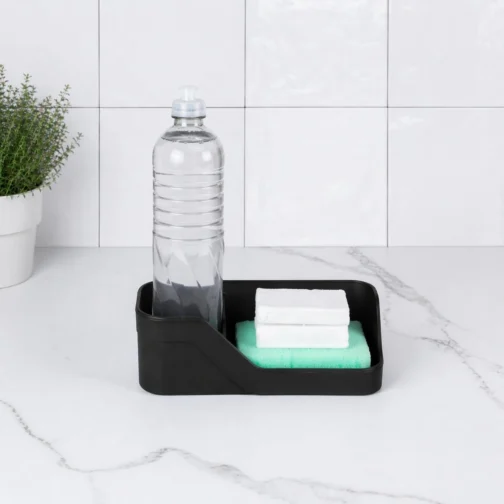 Ou Organizador de Pia Compacto Preto Linha Trium - Imagem 5