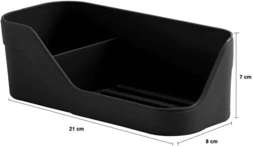 Ou Organizador de Pia Compacto Preto Linha Trium - Imagem 6