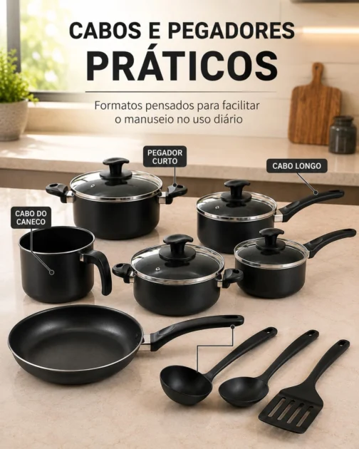 Kit jogo de panela 6 peças - Imagem 6