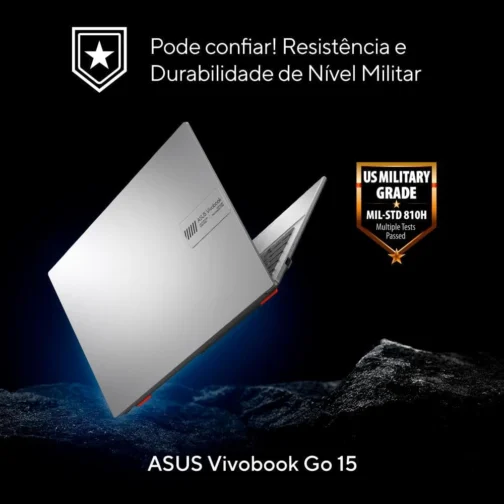 Notebook Asus Vivobook Go E1504ga Intel Core i3 N305 8gb Ram 256gb Ssd Windows 11 Tela 15,6" Fhd Silver - Nj434w - Imagem 10