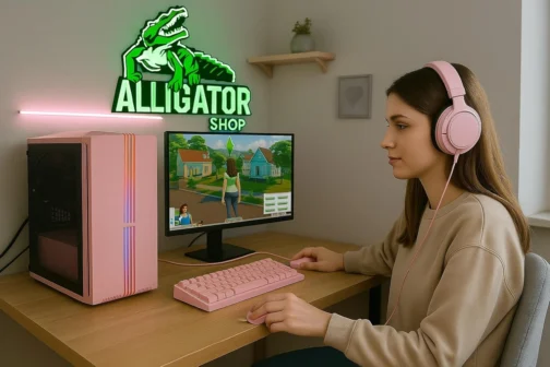 Computador Gamer Rosa Pink i5 3470 Memoria Ram 16GB SSD 240GB - Imagem 2