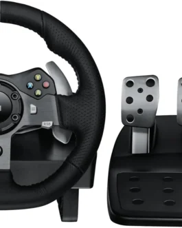 Volante Logitech G920 Driving Force e Pedais com Force Feedback para Xbox Series X|S, Xbox One, PC, Mac