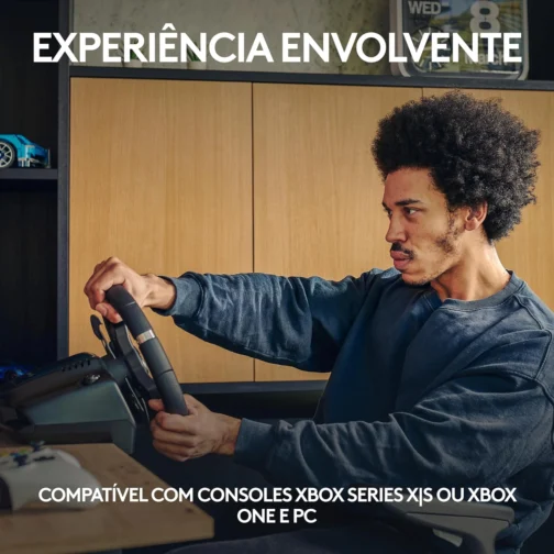 Volante Logitech G920 Driving Force e Pedais com Force Feedback para Xbox Series X|S, Xbox One, PC, Mac - Imagem 4