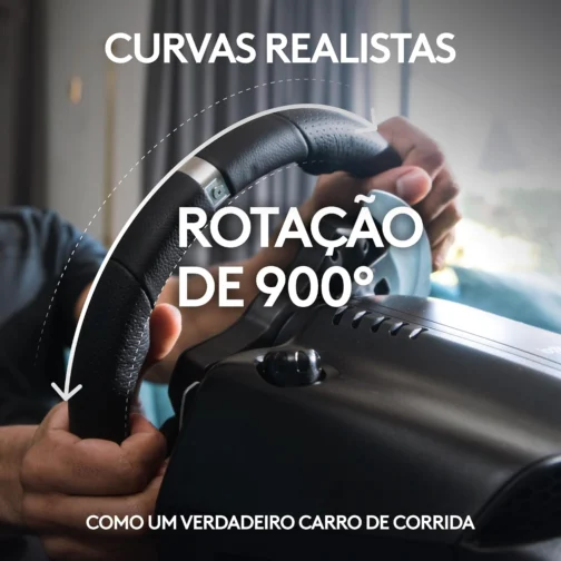 Volante Logitech G920 Driving Force e Pedais com Force Feedback para Xbox Series X|S, Xbox One, PC, Mac - Imagem 5