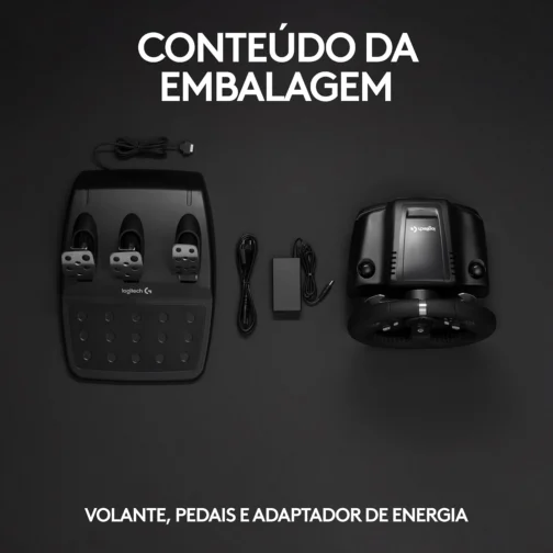 Volante Logitech G920 Driving Force e Pedais com Force Feedback para Xbox Series X|S, Xbox One, PC, Mac - Imagem 10