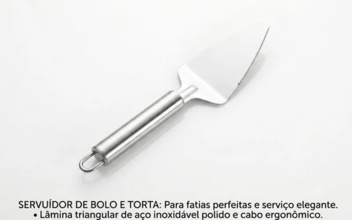 Kit Utensílios de Cozinha Inox 12 Peças Completo - Imagem 7