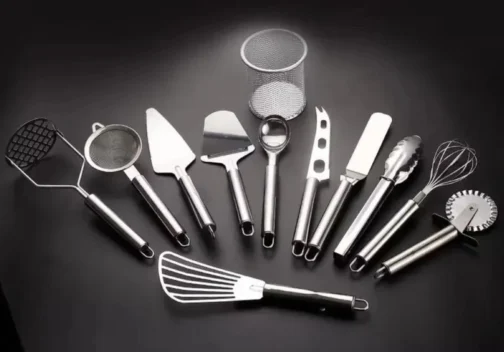 Kit Utensílios de Cozinha Inox 12 Peças Completo - Imagem 8