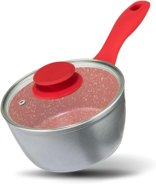 Philco Panela PPH160APR Redstone com Tampa de Vidro 1,4L - Cinza com Vermelho - Imagem 2