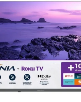 Smart TV 43” Britânia BTV43VA4REGB Roku TV LED Dolby Audio