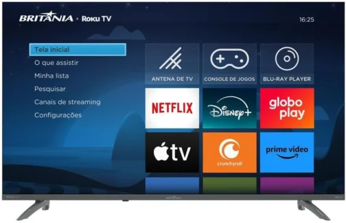 Smart TV 43” Britânia BTV43VA4REGB Roku TV LED Dolby Audio - Imagem 3