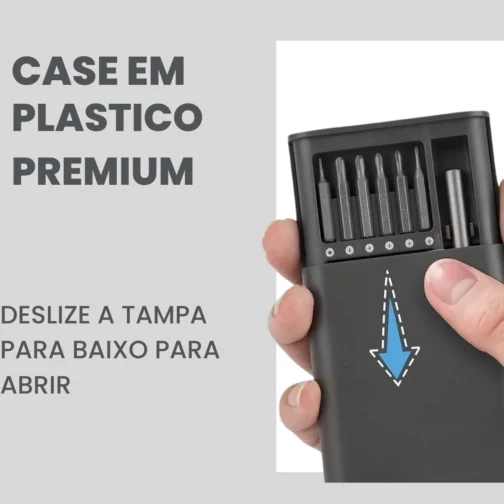 Kit Chaves de Precisão 24 em 1 Ponta Magnética Eletrônicos Premium - Imagem 4